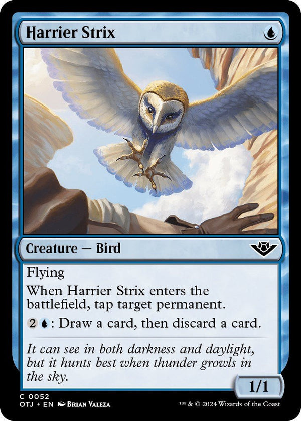 Harrier Strix [OTJ - 52] - Cartes Sportives Rive Sud