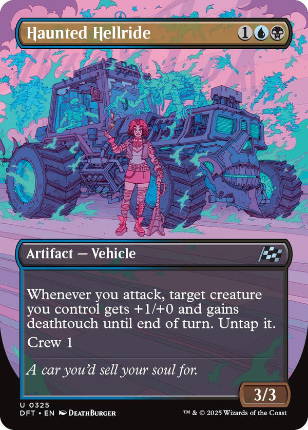 Haunted Hellride (Borderless) [DFT - 325] - Cartes Sportives Rive Sud