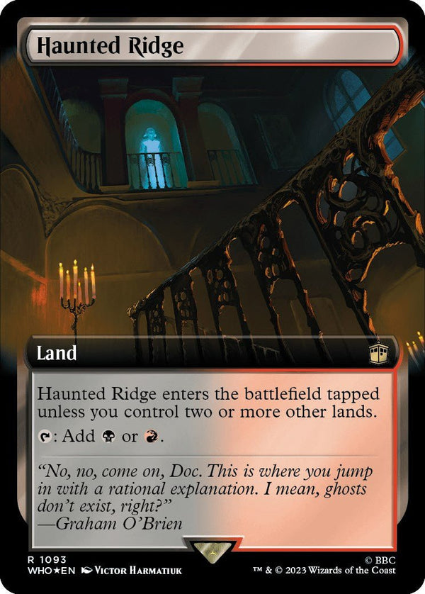 Haunted Ridge (Extended Art) (Surge Foil) [WHO - 1093] - Cartes Sportives Rive Sud