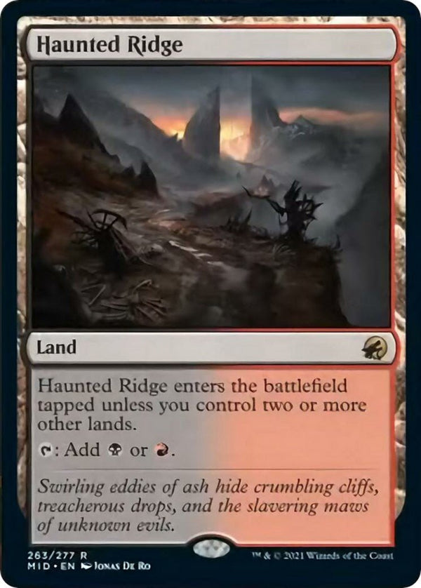 Haunted Ridge [MID - 263] - Cartes Sportives Rive Sud