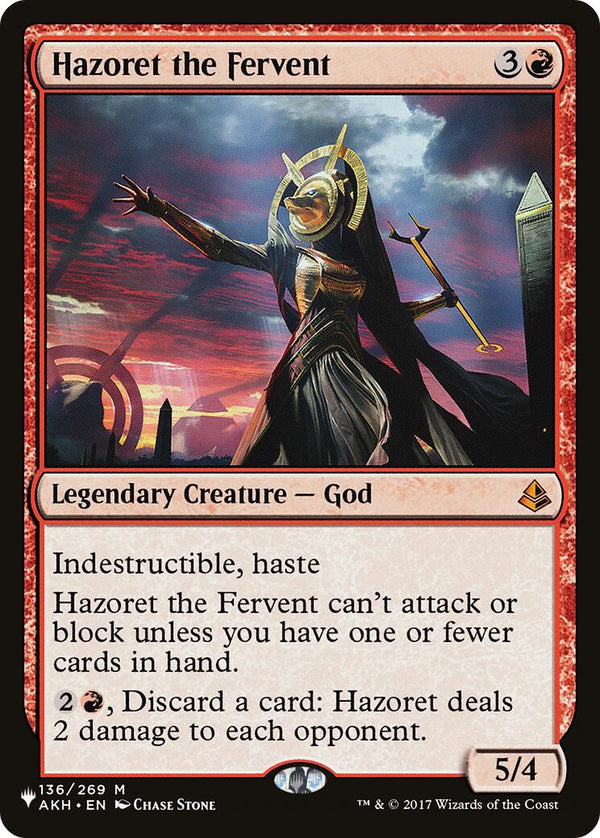 Hazoret the Fervent [LIST - 136/269] - Cartes Sportives Rive Sud