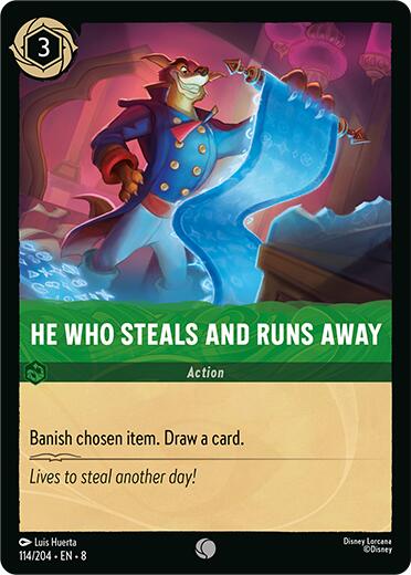 He Who Steals And Runs Away [8 - 114/204] - Cartes Sportives Rive Sud