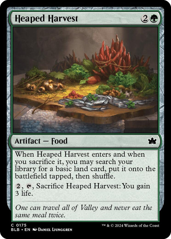 Heaped Harvest [BLB - 175] - Cartes Sportives Rive Sud