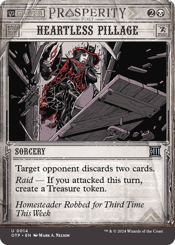 Heartless Pillage [OTP - 14] - Cartes Sportives Rive Sud