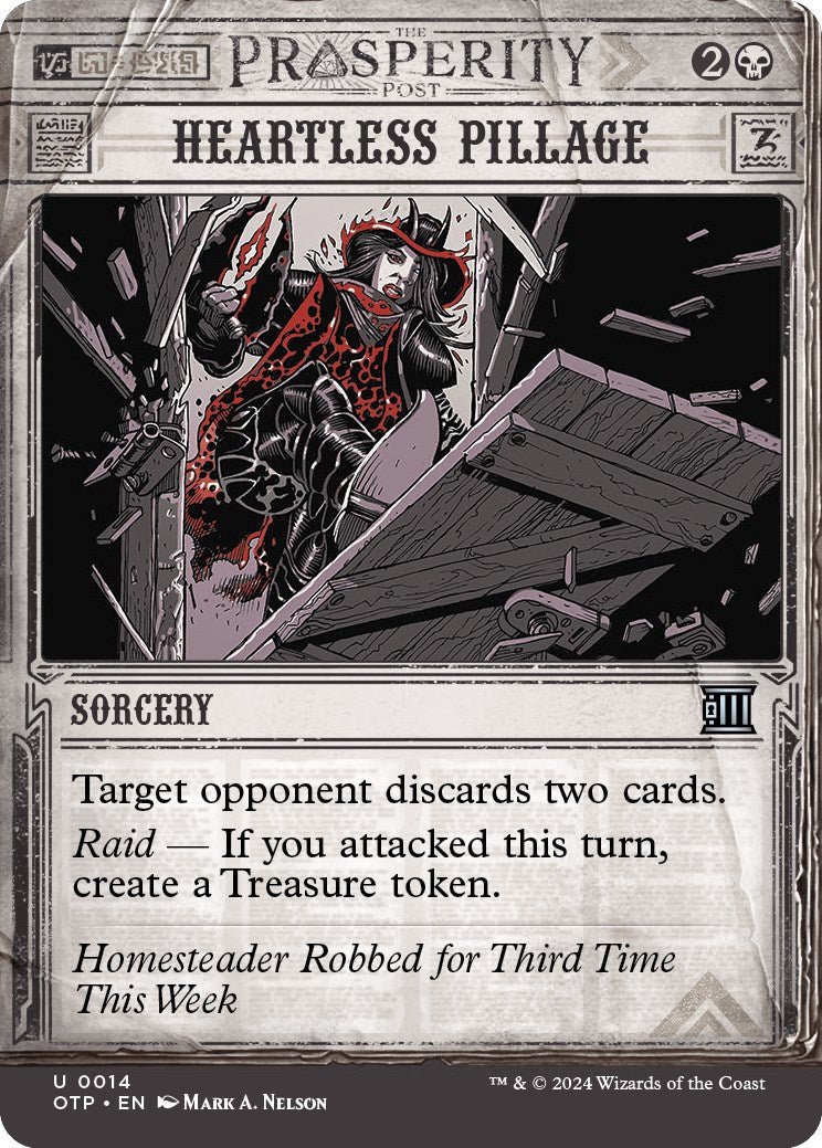 Heartless Pillage [OTP - 14] - Cartes Sportives Rive Sud