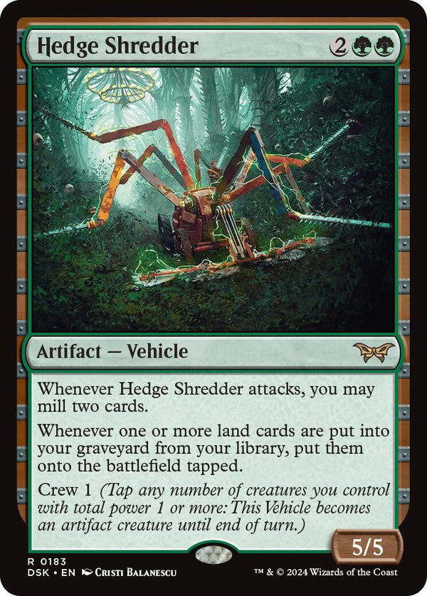 Hedge Shredder [DSK - 183] - Cartes Sportives Rive Sud