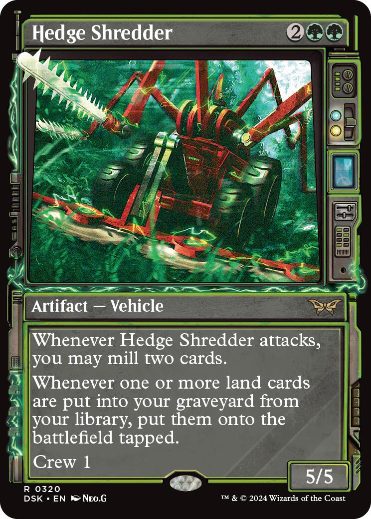 Hedge Shredder (Showcase) [DSK - 320] - Cartes Sportives Rive Sud