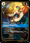 Heimerdinger - Inventor [OGN - 111/298] - Cartes Sportives Rive Sud