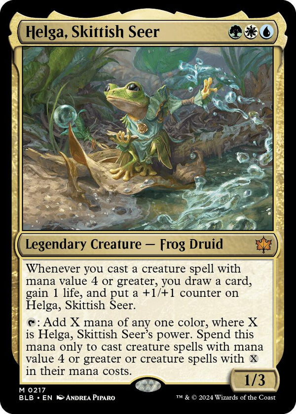 Helga, Skittish Seer [BLB - 217] - Cartes Sportives Rive Sud
