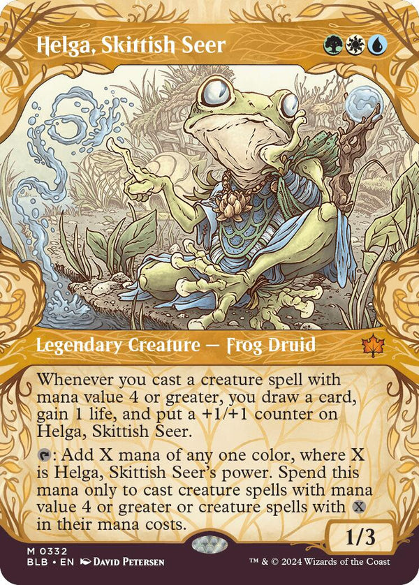 Helga, Skittish Seer (Showcase) [BLB - 332] - Cartes Sportives Rive Sud