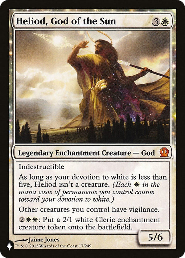 Heliod, God of the Sun [LIST - 17] - Cartes Sportives Rive Sud