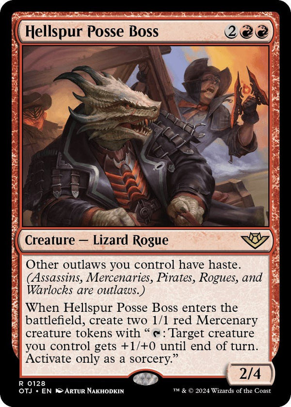 Hellspur Posse Boss [OTJ - 128] - Cartes Sportives Rive Sud