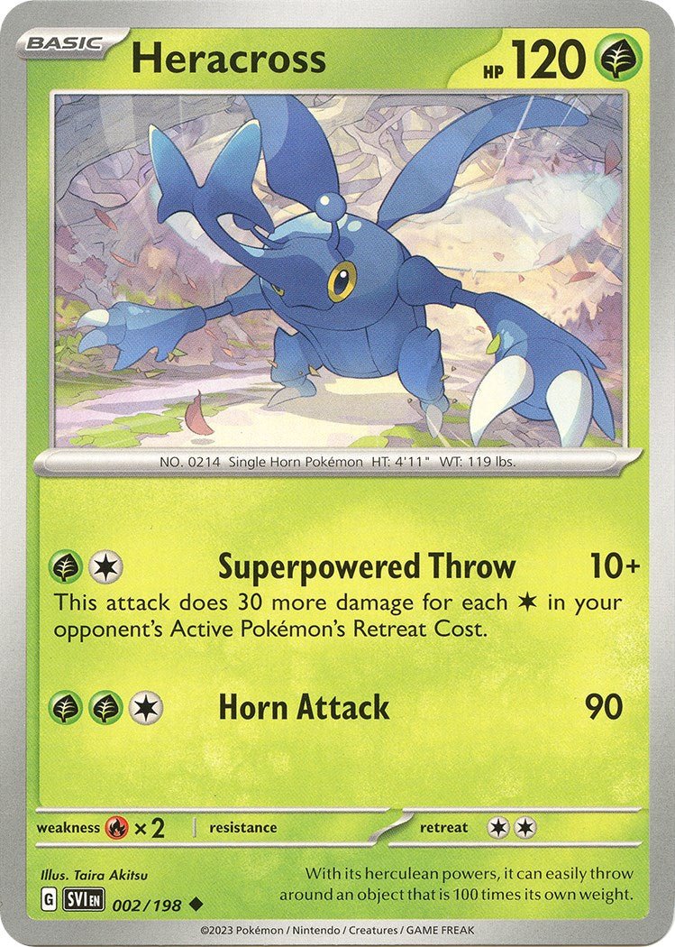 Heracross [SV1 - 002] - Cartes Sportives Rive Sud