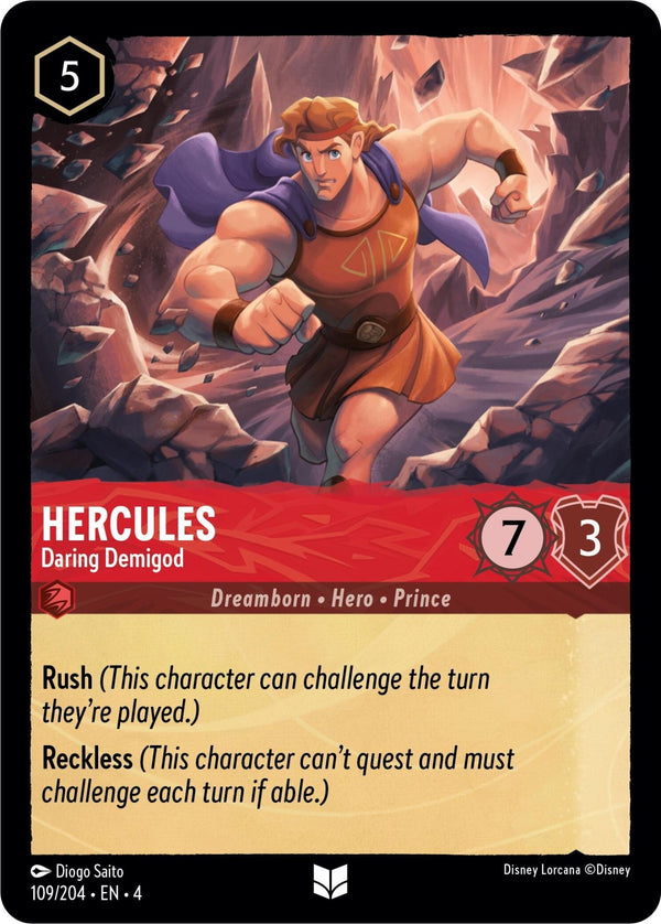 Hercules - Daring Demigod [4 - 109/204] - Cartes Sportives Rive Sud