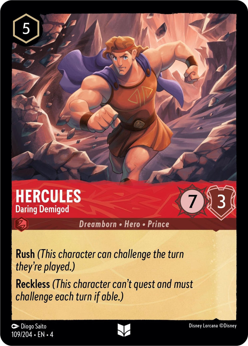 Hercules - Daring Demigod [4 - 109/204] - Cartes Sportives Rive Sud