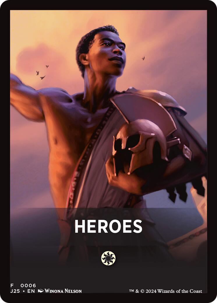 Heroes Theme Card [J25 - 6] - Cartes Sportives Rive Sud