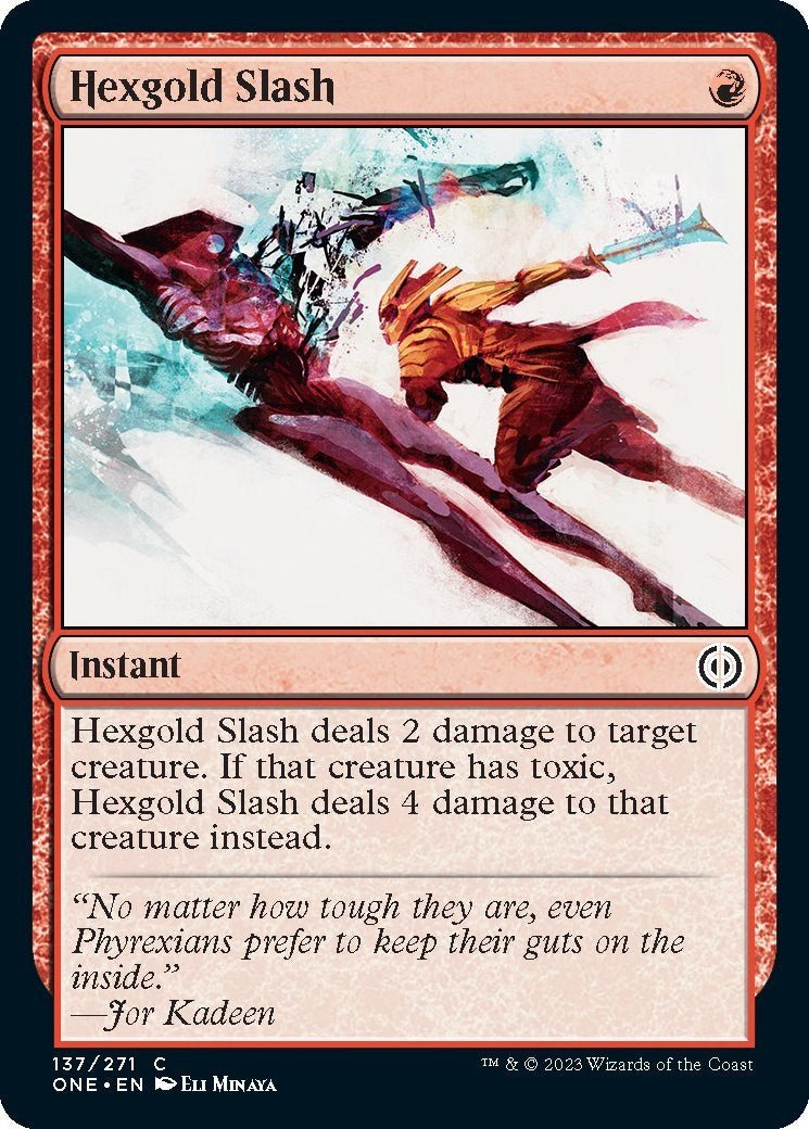 Hexgold Slash [ONE - 137] - Cartes Sportives Rive Sud