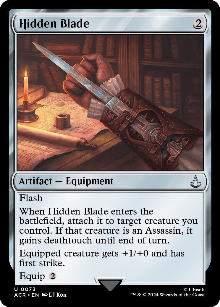 Hidden Blade [ACR - 73] - Cartes Sportives Rive Sud