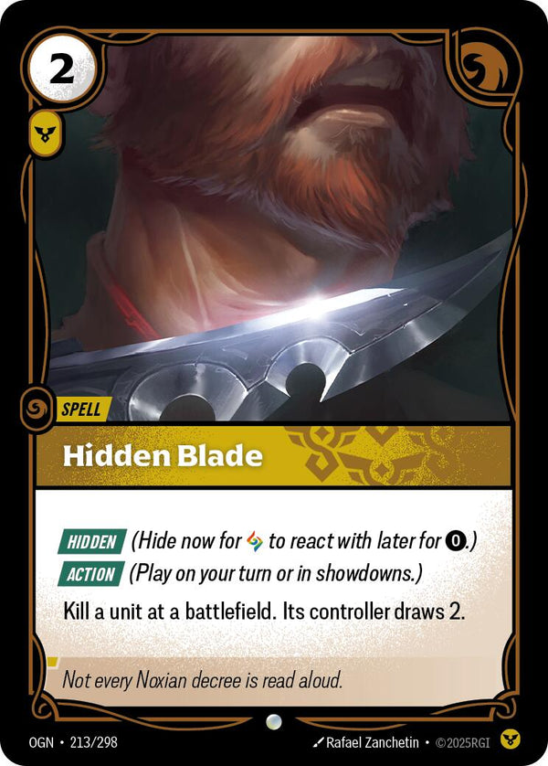 Hidden Blade [OGN - 213/298] - Cartes Sportives Rive Sud