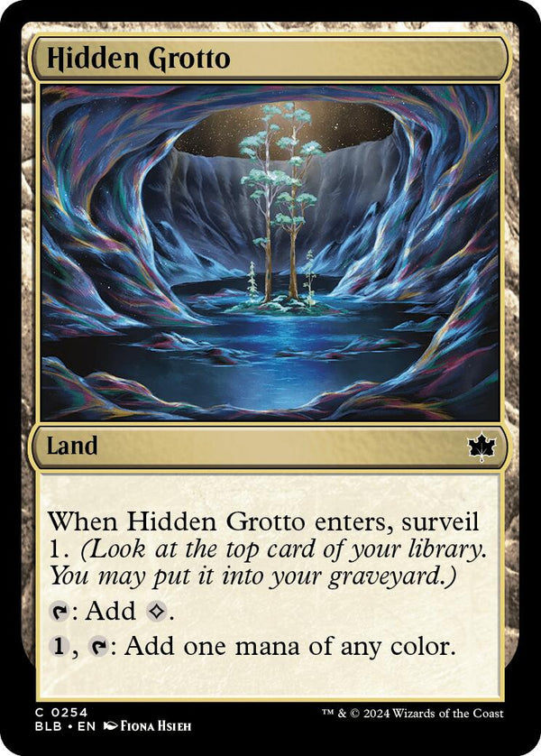 Hidden Grotto [BLB - 254] - Cartes Sportives Rive Sud