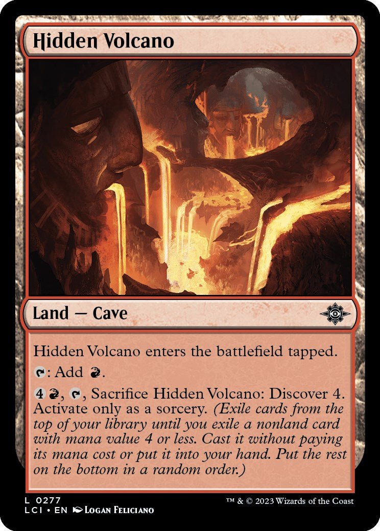 Hidden Volcano [LCI - 277] - Cartes Sportives Rive Sud