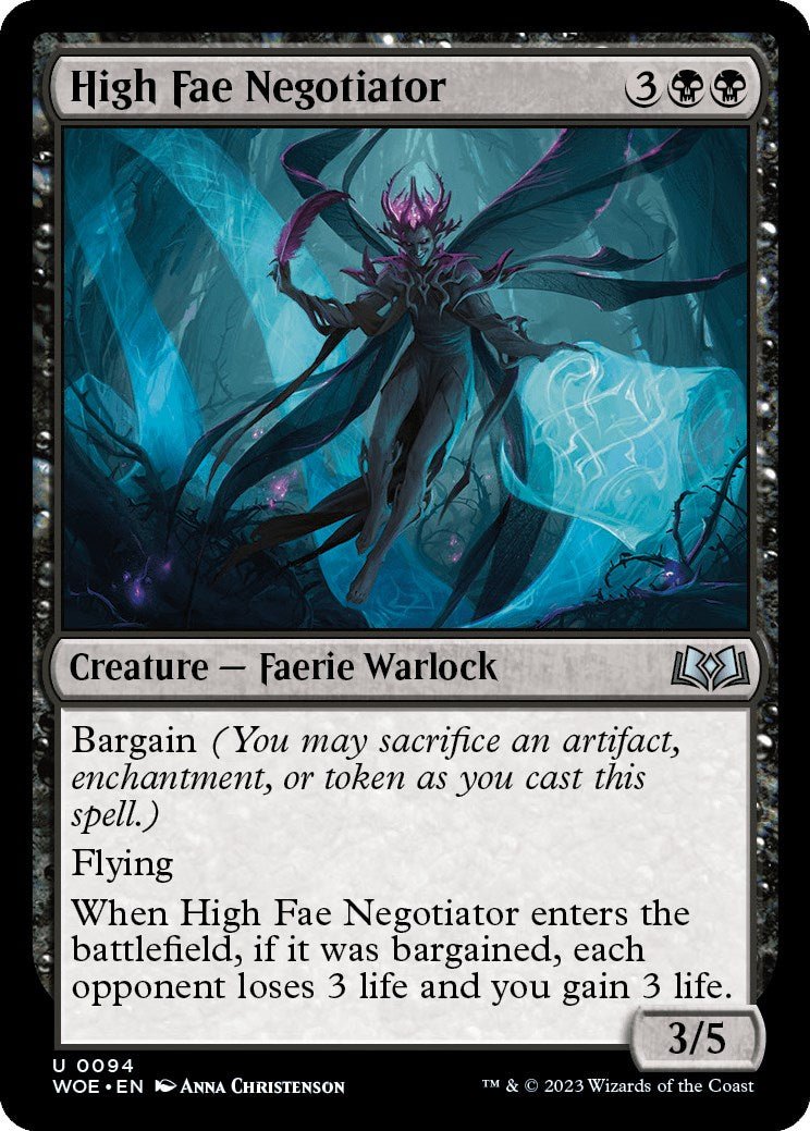 High Fae Negotiator [WOE - 94] - Cartes Sportives Rive Sud