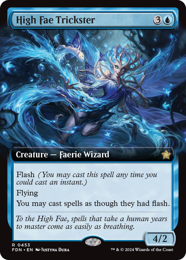 High Fae Trickster (Extended Art) [FDN - 453] - Cartes Sportives Rive Sud