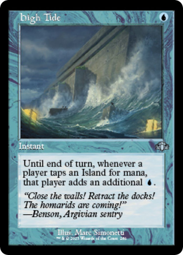 High Tide (Retro Frame) [DMR - 286] - Cartes Sportives Rive Sud