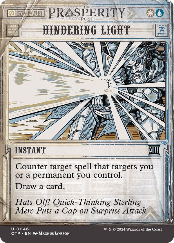 Hindering Light [OTP - 46] - Cartes Sportives Rive Sud