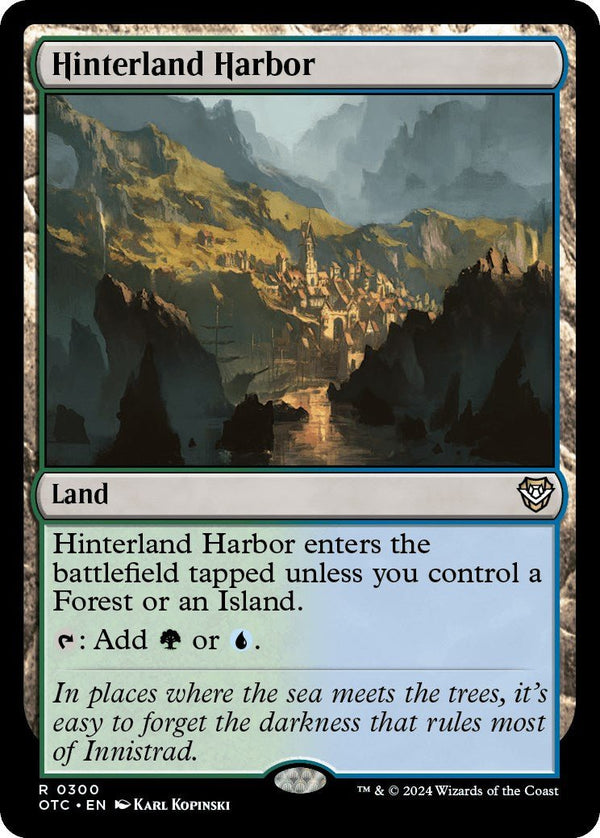 Hinterland Harbor [OTC - 300] - Cartes Sportives Rive Sud