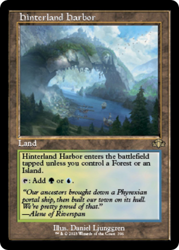 Hinterland Harbor (Retro Frame) [DMR - 396] - Cartes Sportives Rive Sud