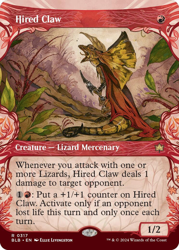 Hired Claw (Showcase) [BLB - 317] - Cartes Sportives Rive Sud