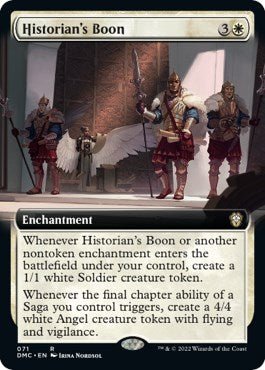 Historian's Boon (Extended Art) [DMC - 71] - Cartes Sportives Rive Sud
