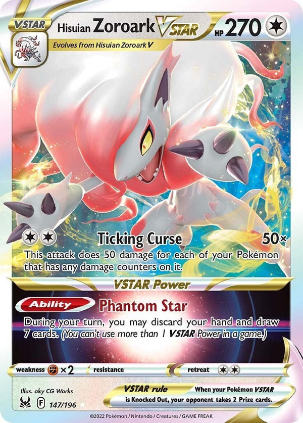 Hisuian Zoroark VSTAR [SWSH11 - 147/196] - Cartes Sportives Rive Sud