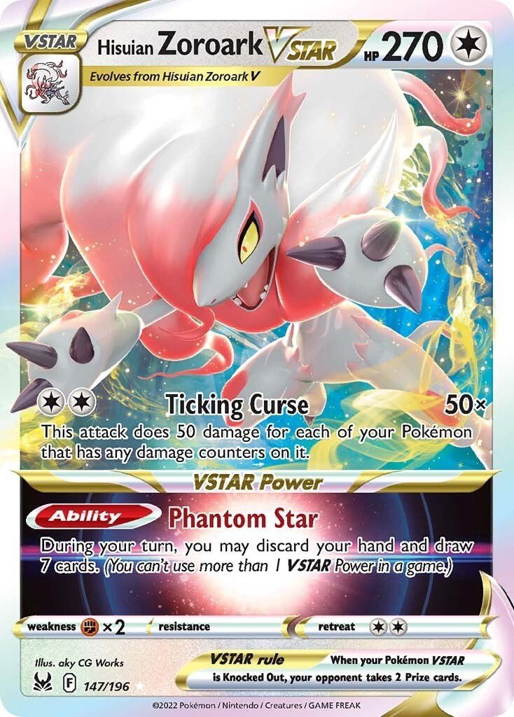 Hisuian Zoroark VSTAR [SWSH11 - 147/196] - Cartes Sportives Rive Sud