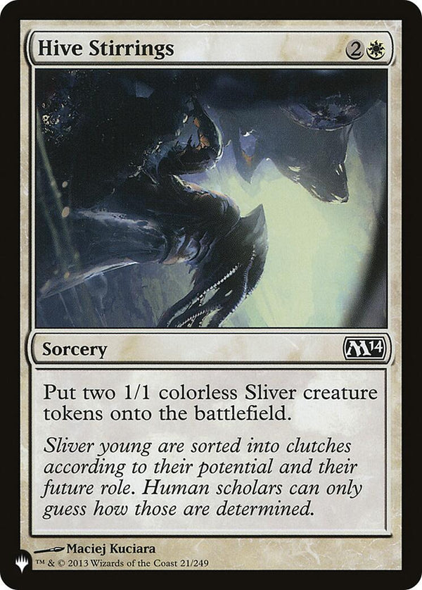 Hive Stirrings [LIST - 21/249] - Cartes Sportives Rive Sud