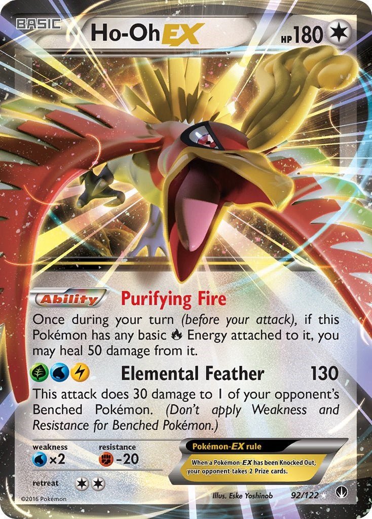 Ho - Oh EX [BKP - 92/122] - Cartes Sportives Rive Sud