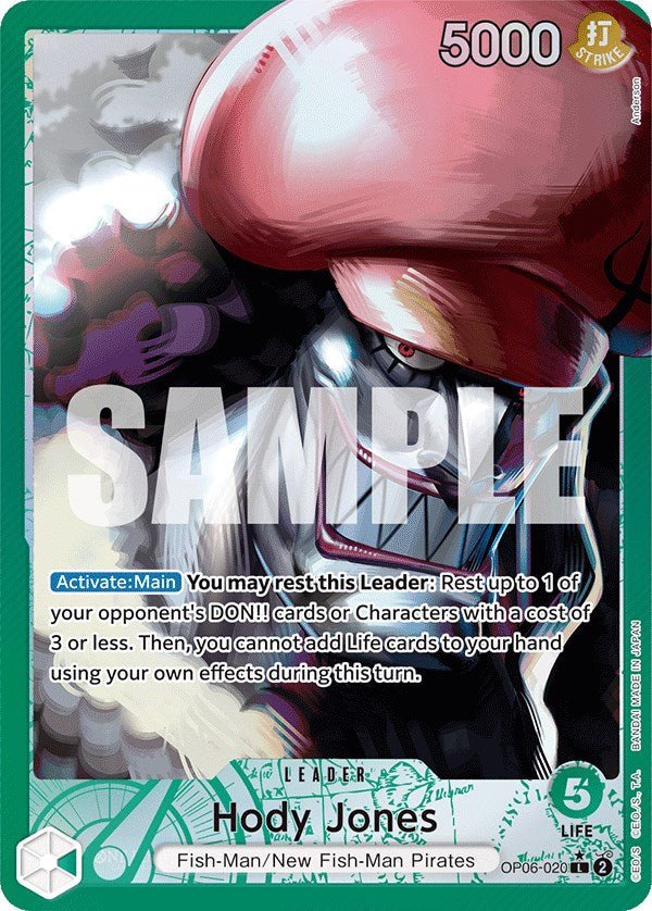 Hody Jones (020) (Alternate Art) [OP06 - OP06 - 020] - Cartes Sportives Rive Sud