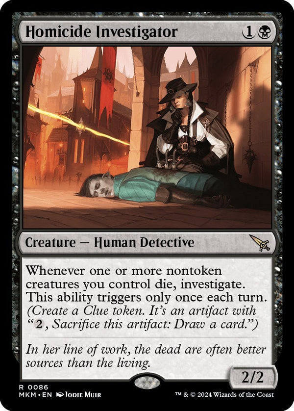 Homicide Investigator [MKM - 86] - Cartes Sportives Rive Sud