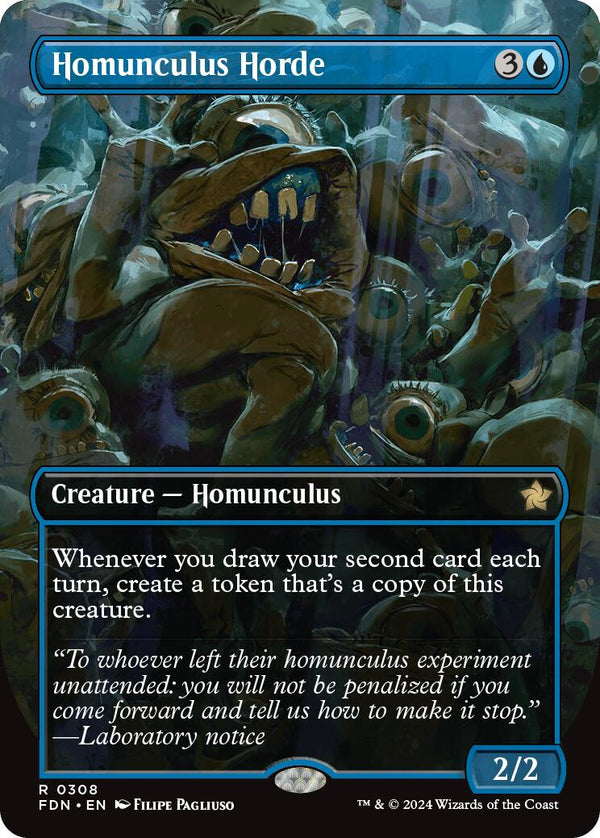 Homunculus Horde (Borderless) [FDN - 308] - Cartes Sportives Rive Sud