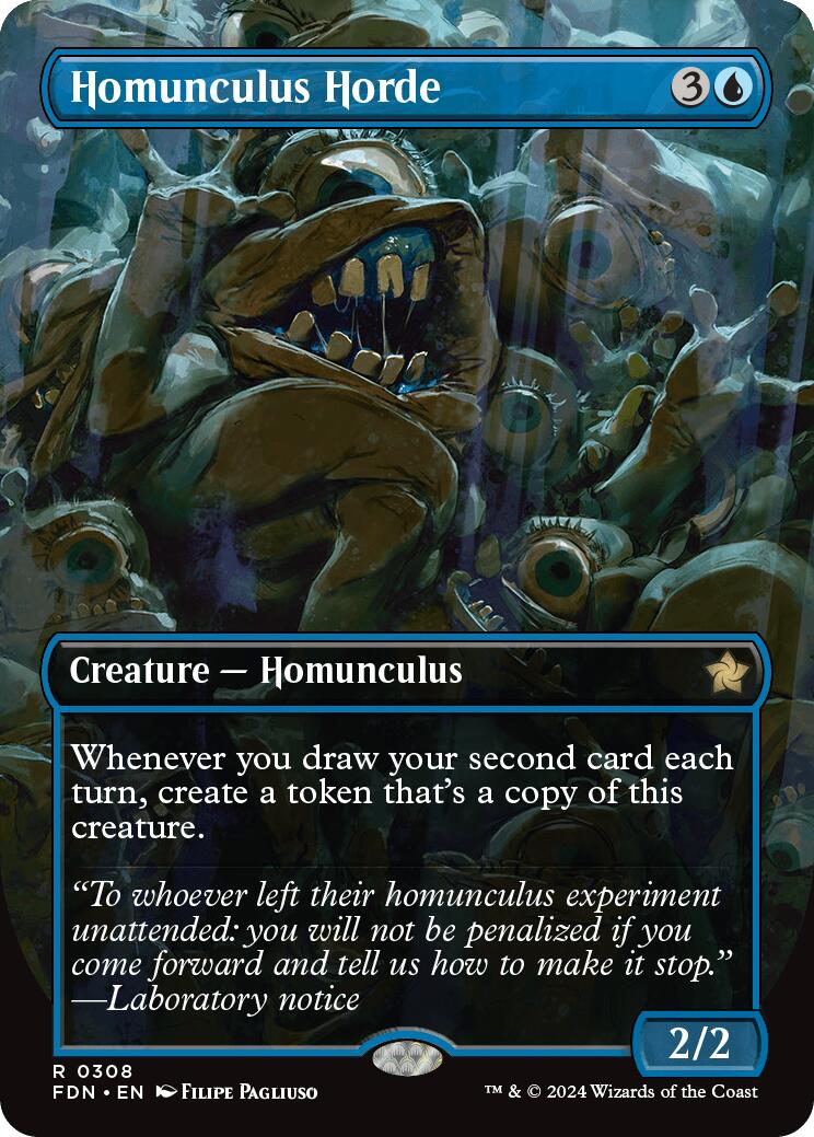 Homunculus Horde (Borderless) [FDN - 308] - Cartes Sportives Rive Sud