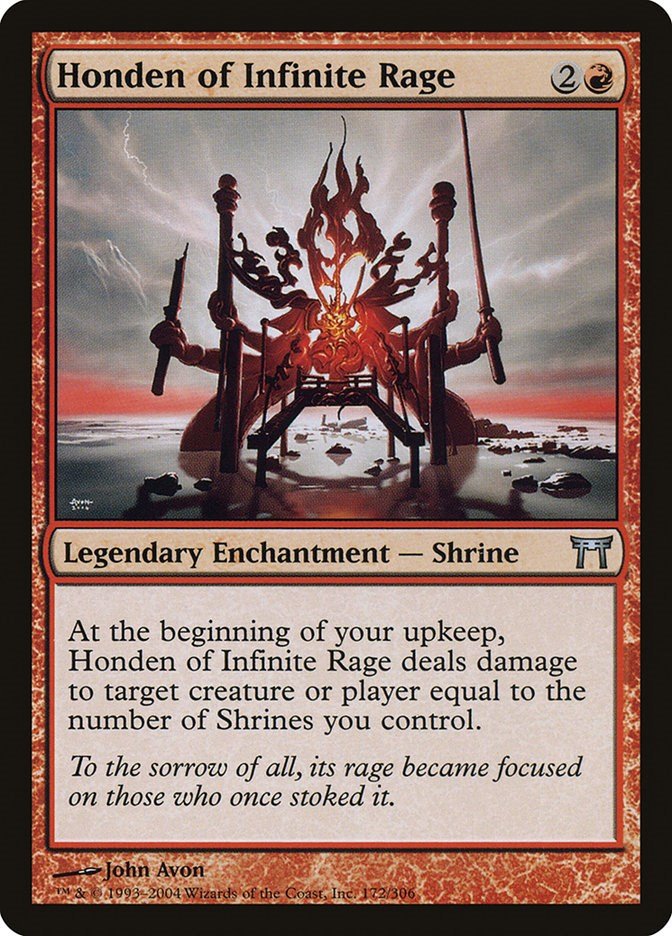 Honden of Infinite Rage [CHK - 172] - Cartes Sportives Rive Sud