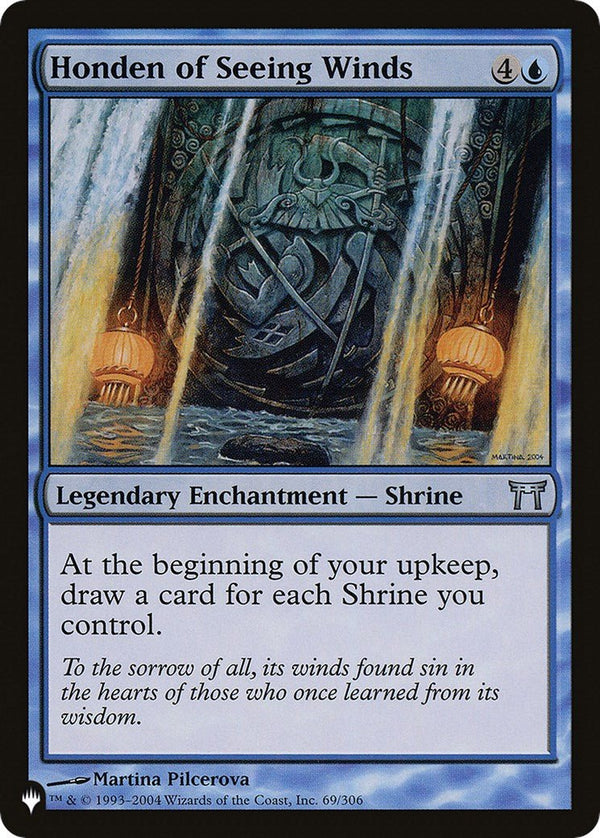 Honden of Seeing Winds [LIST - 69/306] - Cartes Sportives Rive Sud