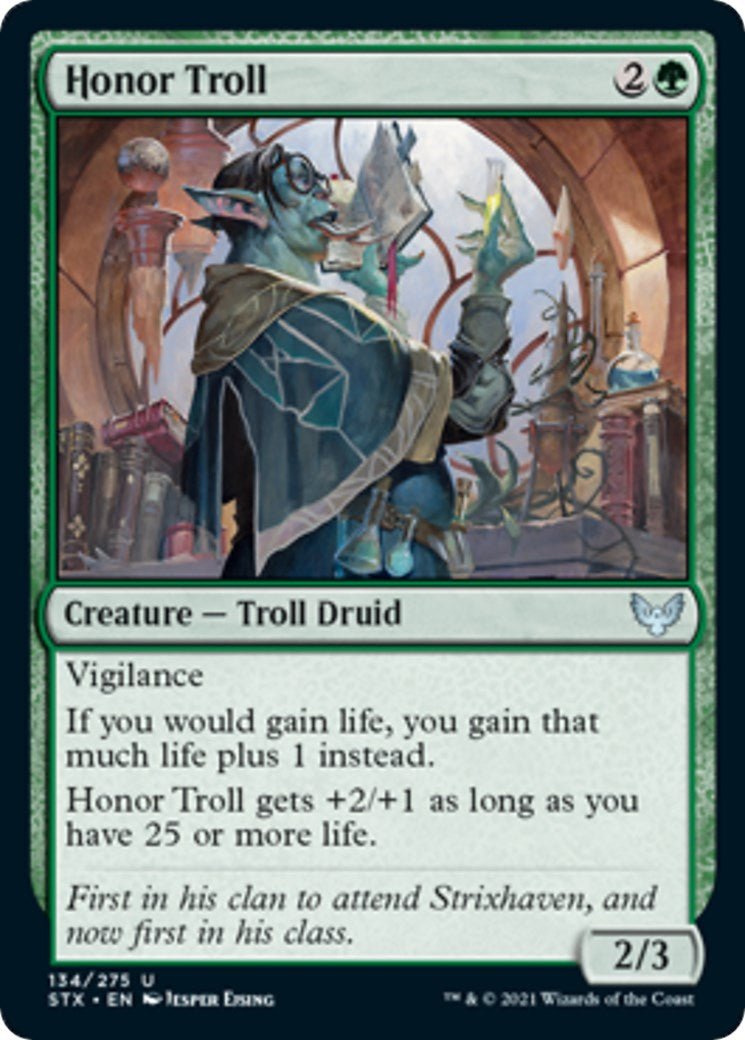 Honor Troll [STX - 134] - Cartes Sportives Rive Sud