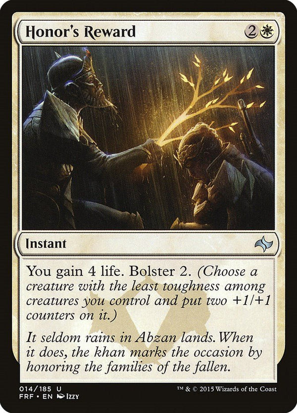 Honor's Reward [FRF - 14] - Cartes Sportives Rive Sud
