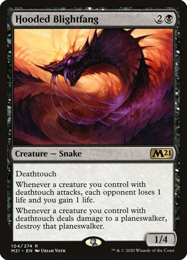 Hooded Blightfang [M21 - 104] - Cartes Sportives Rive Sud