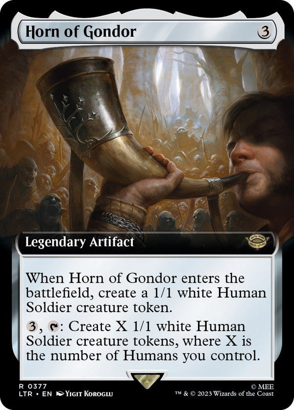 Horn of Gondor (Extended Art) [LTR - 377] - Cartes Sportives Rive Sud