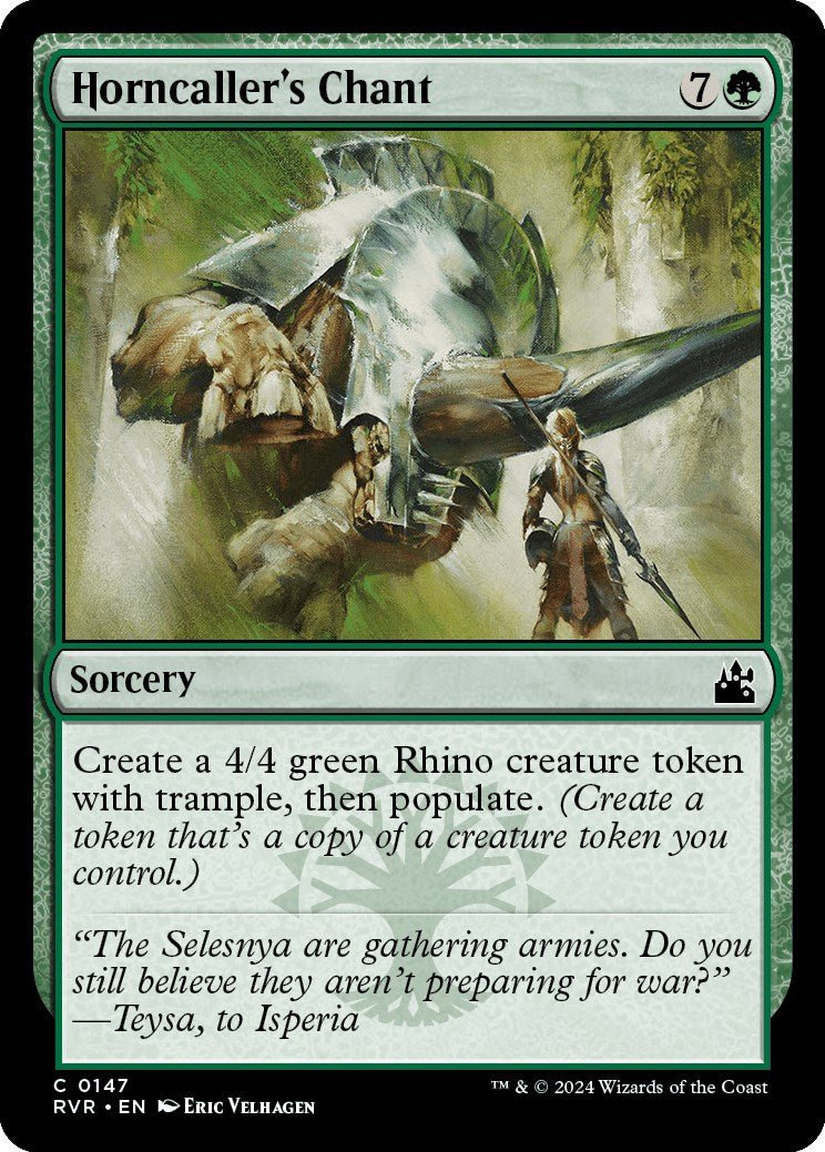 Horncaller's Chant [RVR - 147] - Cartes Sportives Rive Sud