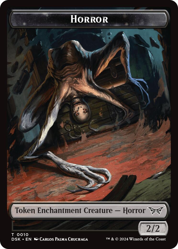 Horror // Glimmer Double - Sided Token [DSK - 10 // 4] - Cartes Sportives Rive Sud
