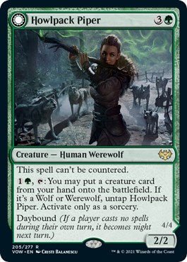 Howlpack Piper [VOW - 205] - Cartes Sportives Rive Sud